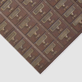 Vintage Bibliothekskartenkataloge Seidenpapier (Ausschnitt)