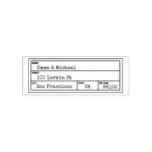 Vintage Bibliotheksrückgabeadresse