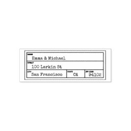 Vintage Bibliotheksrückgabeadresse Permastempel