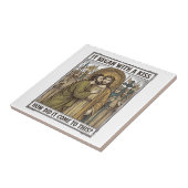 Vintage biblischer Verratskuss Fliese (Seite)