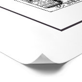 Vintage bicycle advert print poster (Ecke)