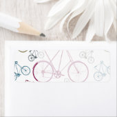 Vintage Bicycle Pattern Ohrs for Cyclists (Insitu)