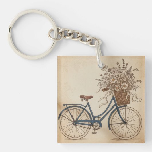 vintage bicycle schlüsselanhänger (Vorderseite)