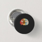 Vintage Biene Button (Vorne & Hinten)