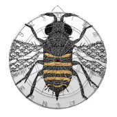Vintage Biene Dartscheibe (vorne)