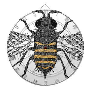 Vintage Biene Dartscheibe