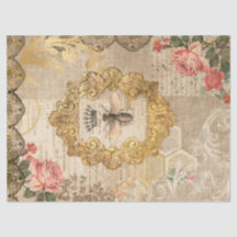 Vintage Biene Ephemera Decoupage