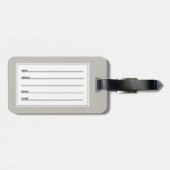 Vintage Biene Gepäckanhänger (Rückseite horizontal)