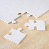 Vintage Biene in Schwarz/Weiß zeichnend Rätsel Puzzle (Seite)