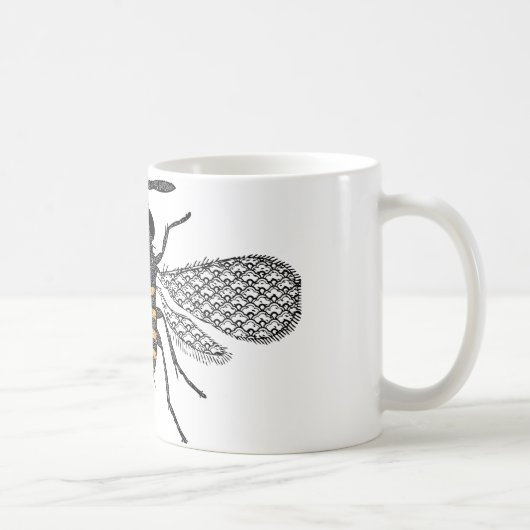 Vintage Biene Kaffeetasse (Rechts)
