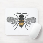 Vintage Biene Mousepad (Mit Mouse)