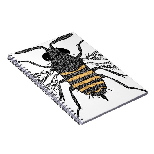 Vintage Biene Notizblock (Rechte Seite)