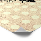 Vintage Biene Poster (Ecke)