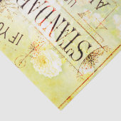 Vintage Biene Rose Bouquet Ephemera Dekoupage Tiss Seidenpapier (Detail)