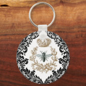 Vintage Biene...schlüsselanhänger Schlüsselanhänger (Vorderseite)