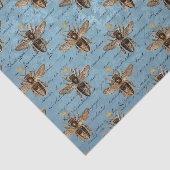 Vintage Biene Seidenpapier (Ausschnitt)