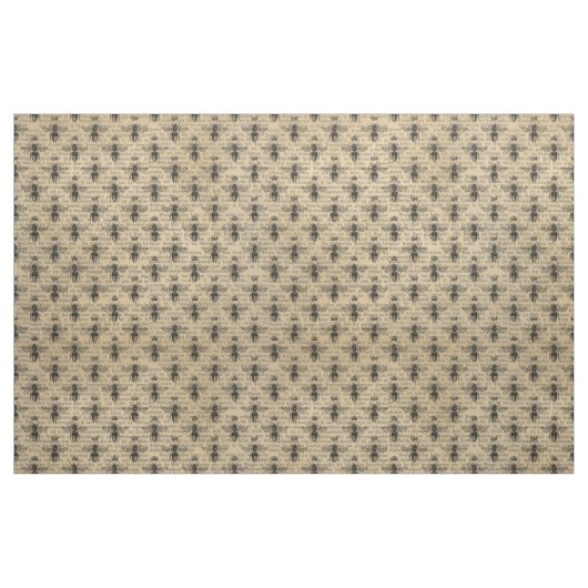 Vintage Biene Stoff (Fat Quarter (45,7 x 55,9 cm))