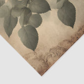 Vintage Biene und Schmetterling mit rosa Rosen Seidenpapier (Detail)