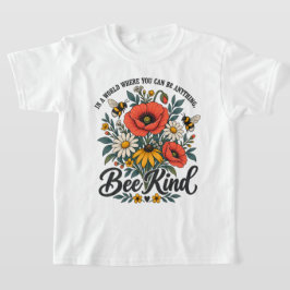 Vintage Biene und wilde Blumen T-Shirt