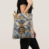 Vintage Biene und wilde Blumen Tasche (Von Nahem)