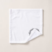 Vintage Biene verziert Badhandtuch Set (Waschlappen)