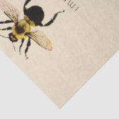 Vintage Bienen Seidenpapier (Ausschnitt)