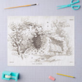 Vintage Bienen Seidenpapier (Basteln)