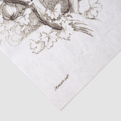 Vintage Bienen Seidenpapier (Detail)