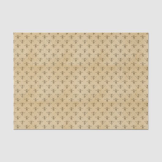 Vintage Bienen Seidenpapier (Vorderseite)