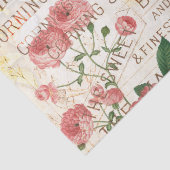 Vintage Bienen und Rose Seidenpapier (Detail)