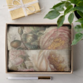 Vintage Bienen und Rosen Seidenpapier (Geschenk)