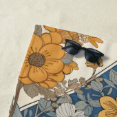 Vintage Bienen und wild lebende Blume Strandtuch (Beispiel)