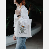 Vintage Bienen und wild lebende Blume Tragetasche