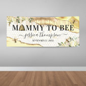 Vintage BienenBaby-Dusche Banner