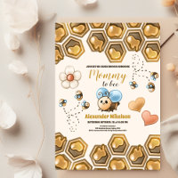 Vintage BienenBaby-Dusche