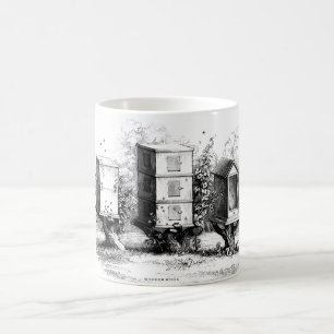 Vintage Bienenbestände Kaffeetasse