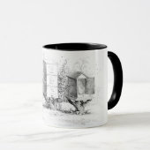 Vintage Bienenboxen Honig Tasse (VorderseiteRechts)