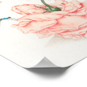 Vintage Bienendarstellung Poster (Ecke)