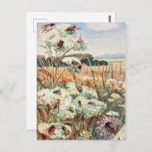 Vintage Bienendarstellung Postkarte (Vorne/Hinten)