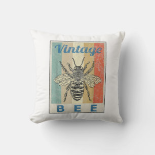 Vintage Bienenkönigin Honey Beekeeper Kissen