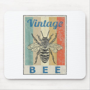 Vintage Bienenkönigin Honey Beekeeper Mousepad