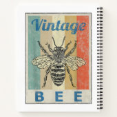 Vintage Bienenkönigin Honey Beekeeper Notizblock (Rückseite)
