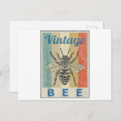 Vintage Bienenkönigin Honey Beekeeper Postkarte (Vorne/Hinten)