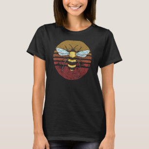 Vintage Bienenrückwärtsbiene 1 T-Shirt
