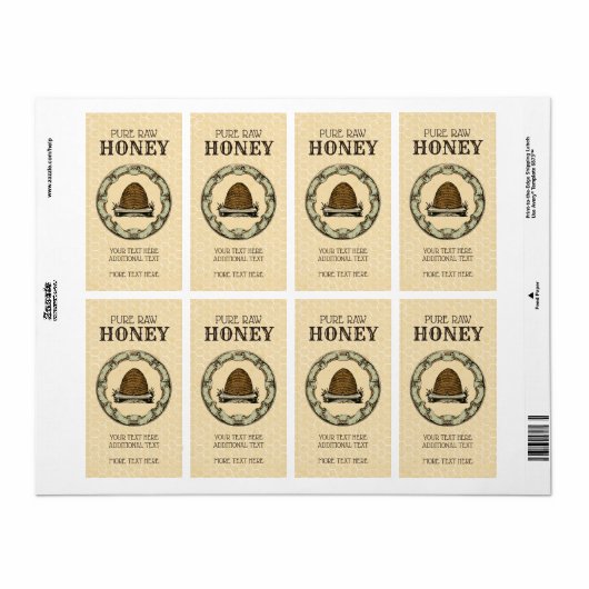 Vintage Bienenschnecke Honey Jar 2 (Vorne)