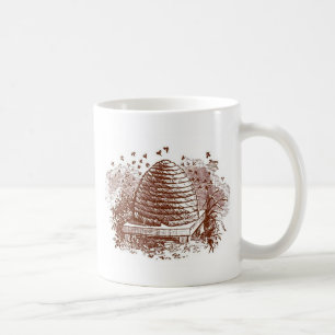 Vintage-Bienenstock-Imkerei Kaffeetasse