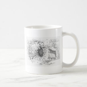 Vintage Bienenstöcke Kaffeetasse