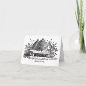 Vintage Bienenvölker Mitteilungskarten (Vorderseite)