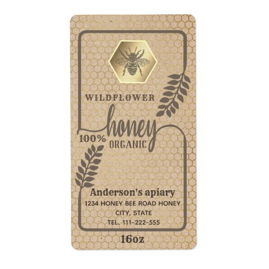 Vintage Bienenwanne (Vorne)