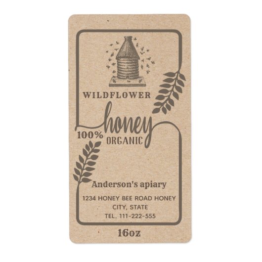 Vintage Bienenwanne (Vorne)
